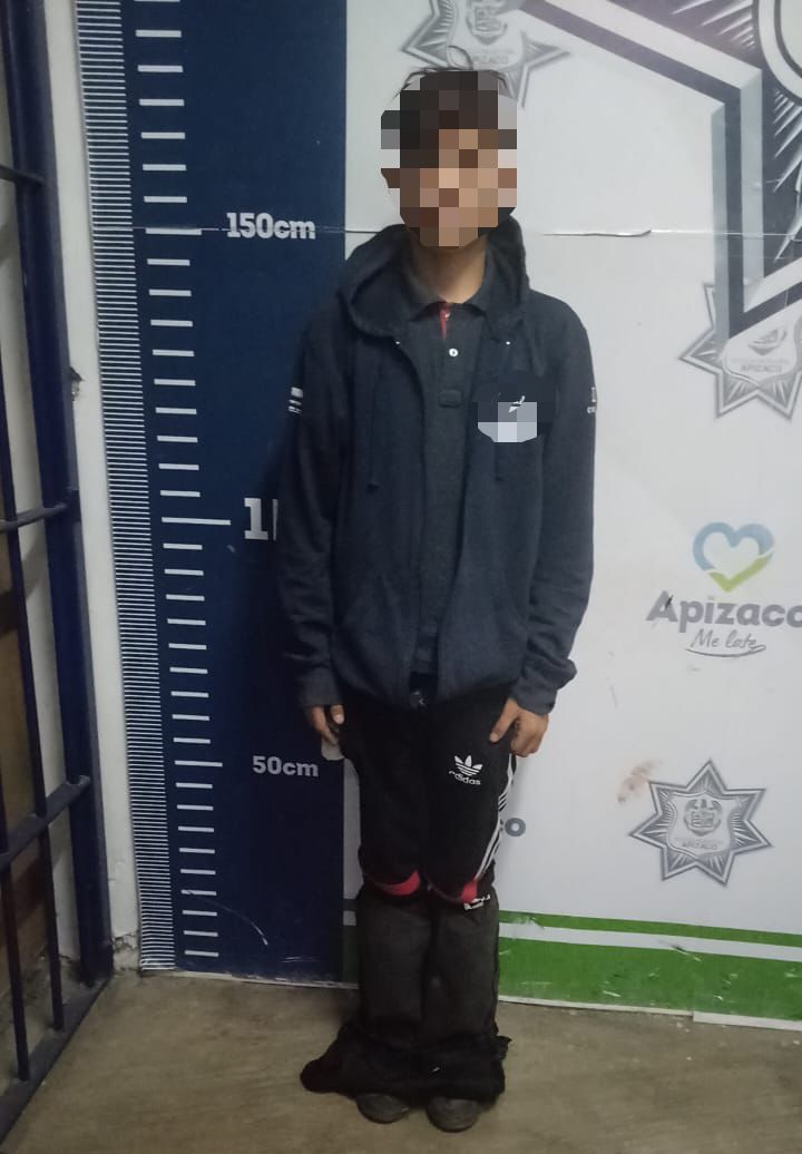 Recupera Policía Municipal de Apizaco motocicleta robada: hay un asegurado
